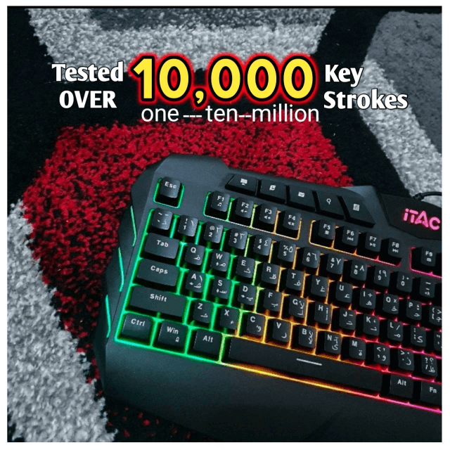 Gaming Keyboard RGB Mechanical Feeling - Itac